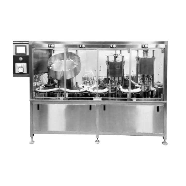 Máquina automática de llenado, taponado y tapado de gotas para ojos y oídos de 3 piezas